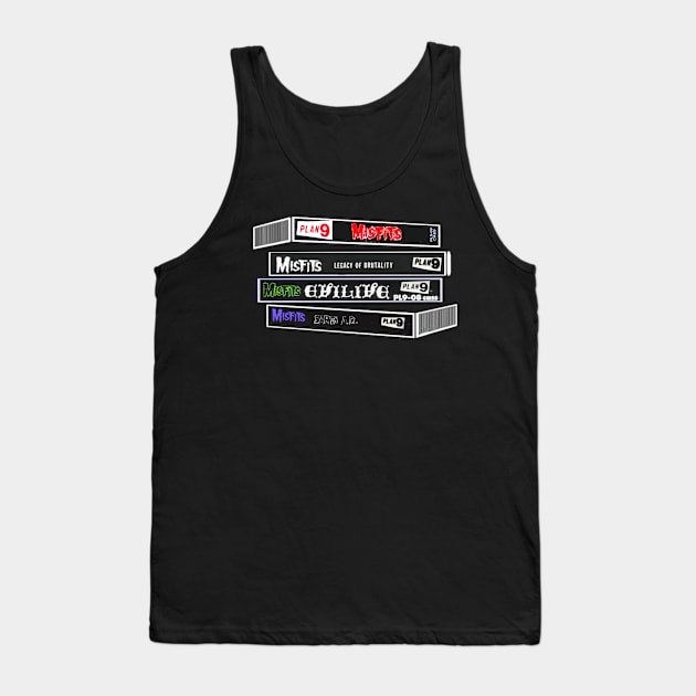 80’s Horror Punk Stack Tank Top by blinky2lame